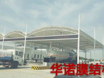 泰安滿莊交警檢測中心雨棚